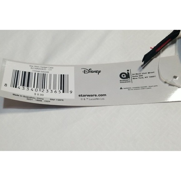 Disney Star Wars The Mandalorian Kids Gadget Case Pencil Case Lot Of 3 - Picture 2 of 5